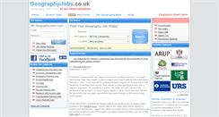 Desktop Screenshot of geographyjobs.co.uk